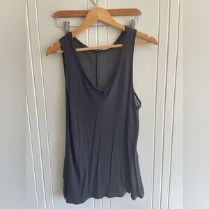 Grey Sleeveless Women's Top